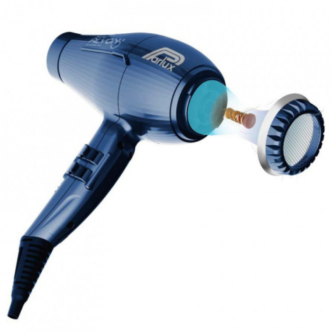 Set-0901-Alyon NB Набор Фен PARLUX темно-синий, 2250 Вт, 2 насадки + диффузор