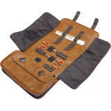 GS-1710 Чехол для парикмахерских инструментов, коричневый, 25*13*8 см