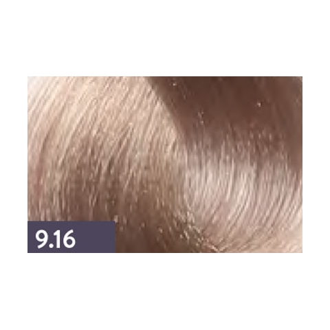 KAARAL BACO Крем-краска 9.16 очень светлый блондин пепельно-розовый, 100 мл.