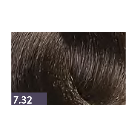 KAARAL BACO Крем-краска 7.32 средний золотисто-фиолетовый блондин, 100 мл.