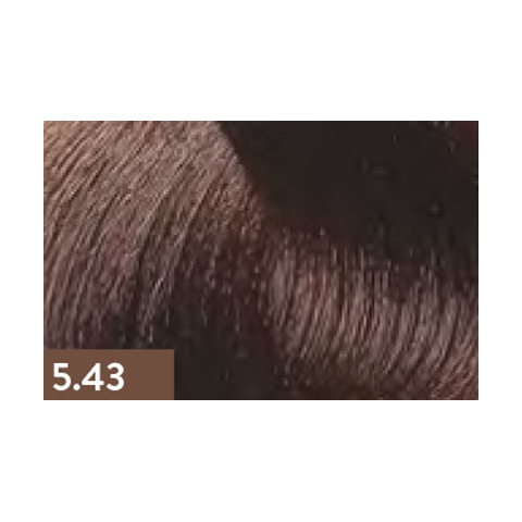 KAARAL BACO Крем-краска 5.43 светлый медно-золотистый каштан, 100 мл.
