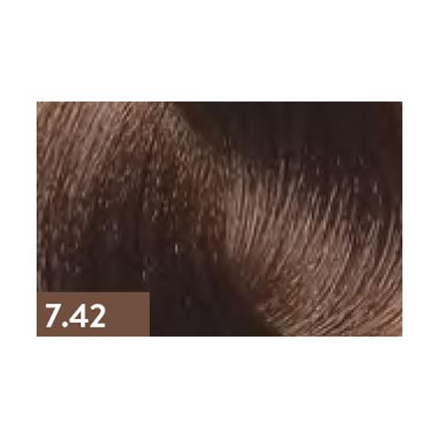 KAARAL BACO Крем-краска 7.42 медно-фиолетовый блондин, 100 мл.