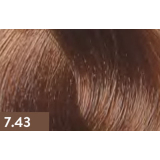 KAARAL BACO Крем-краска 7.43 медно-золотистый блондин, 100 мл.