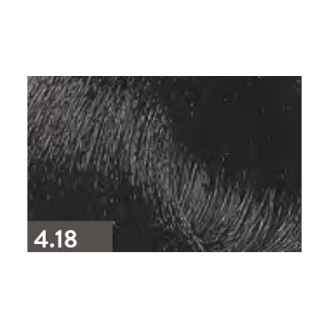 KAARAL BACO Крем-краска 4.18 каштан пепельно-коричневый, 100 мл.