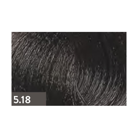 KAARAL BACO Крем-краска 5.18 светлый каштан пепельно-коричневый, 100 мл.