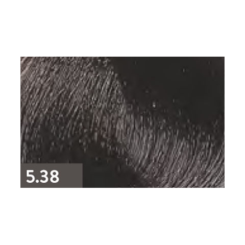 KAARAL BACO Крем-краска 5.38 золотисто-коричневый светлый каштан, 100 мл.