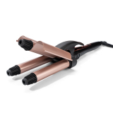 TNL Плойка для завивки волос тройная, мультистайлер Curly Pro
