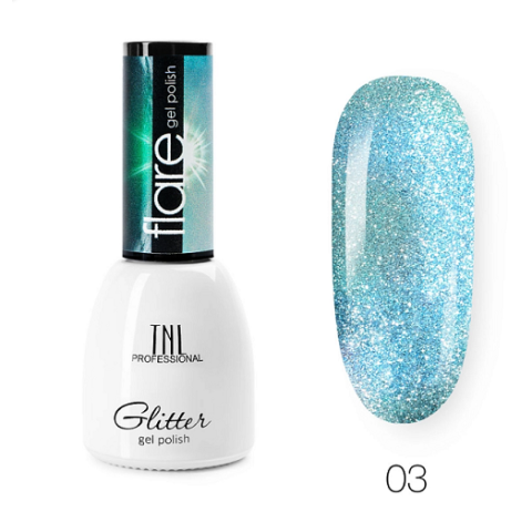 TNL Гель-лак Кошачий глаз Flare №3 Небесное сияние, 7 мл.