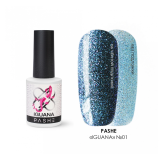 PASHE Гель-лак Хамелеон Iguana №01 синий, 9 мл.