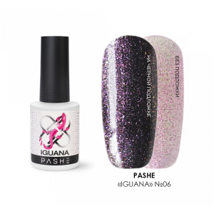 PASHE Гель-лак Хамелеон Iguana №06 розовая фуксия, 9 мл.