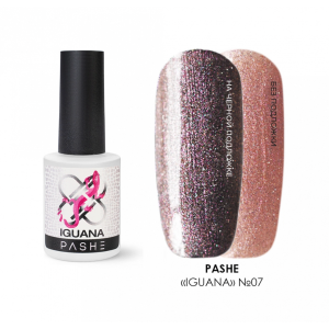 PASHE Гель-лак Хамелеон Iguana №07 лососевый, 9 мл.