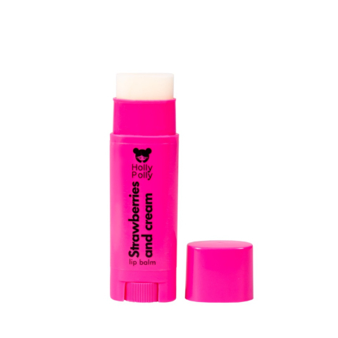 Holly Polly Бальзам для губ Клубника со сливками, 4,9 гр.