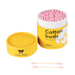 Holly Polly Ватные палочки бамбуковые, 200 шт.