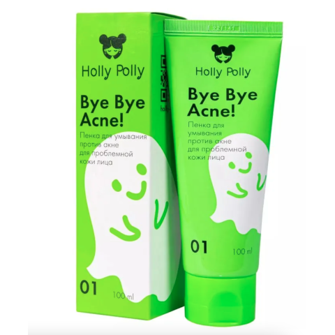 Holly Polly Пенка для умывания против акне и воспалений, 100 мл.
