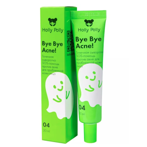 Holly Polly Точечная сыворотка SOS-помощь против акне, 30 мл.
