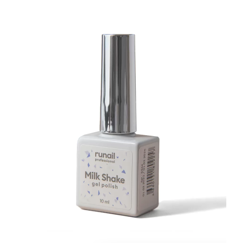 8544 RuNail Гель-лак Milk Shake с поталью, 10 мл.