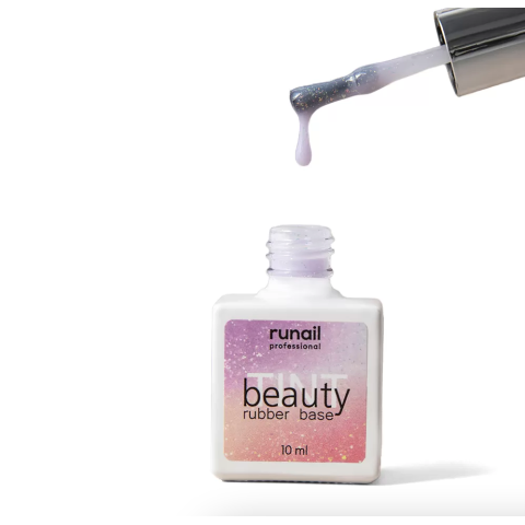 8548 RuNail Каучуковая база Beauty TINT YUKI, 10 мл.
