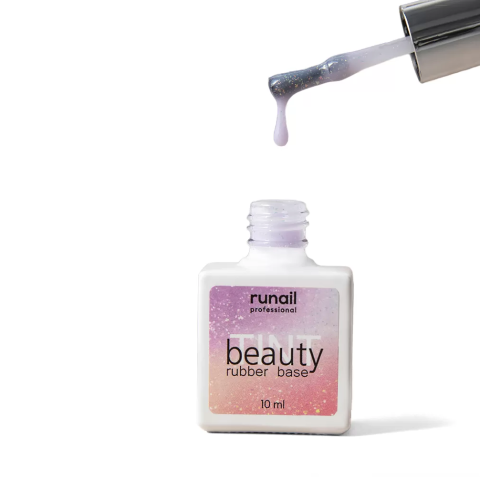 8549 RuNail Каучуковая база Beauty TINT YUKI, 10 мл.