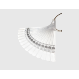 Lovely Палитра Веер на кольце прозрачная, 50 шт.