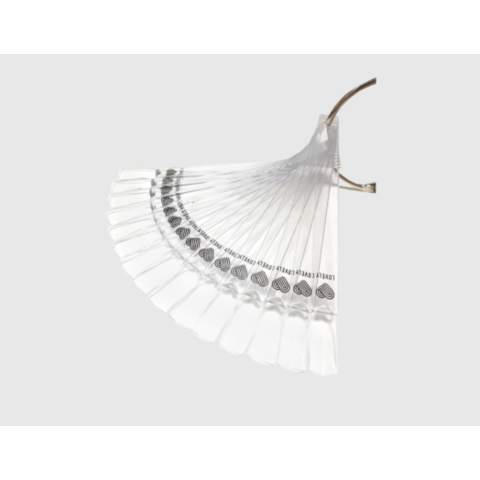 Lovely Палитра Веер на кольце прозрачная, 50 шт.