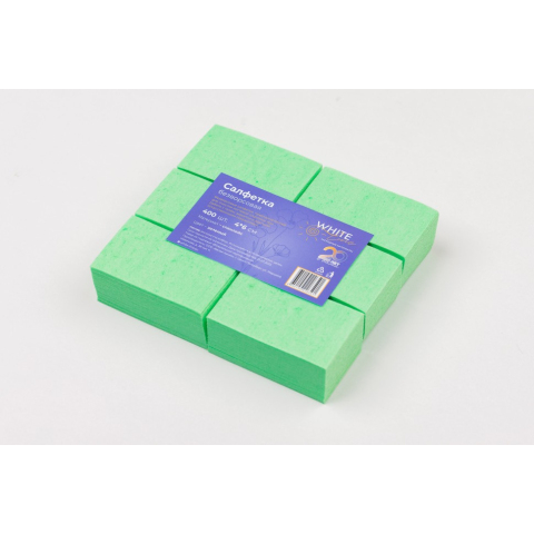 Салфетка маникюрная для искусственных покрытий White line уп. №400 зеленый