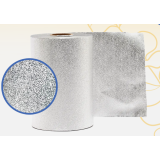 Фольга Тисненая серебро 75 м,14 мкр