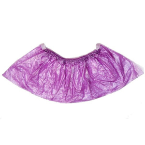 БИНОВИ Бахилы одноразовые п/э фиолетовые 1/1000 пар.