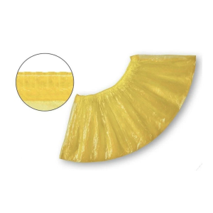 БИНОВИ Бахилы одноразовые п/э желтые 1/50 пар.