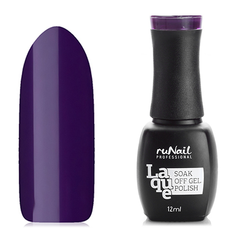 1786 RuNail Гель-лак Laque Анютины глазки, 12 мл.