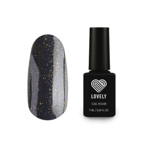 6398 Lovely Топ с шиммером Золото без липкого слоя, 12 мл.