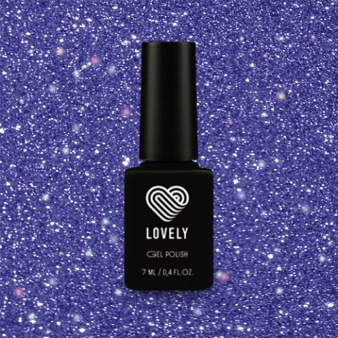 4014 Lovely Гель-лак светоотражающий Jewel Сверкающий сапфир, 7 мл.