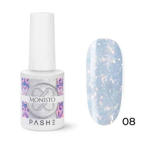 PASHE База камуфлирующая Monisto Base №8, 9 мл.