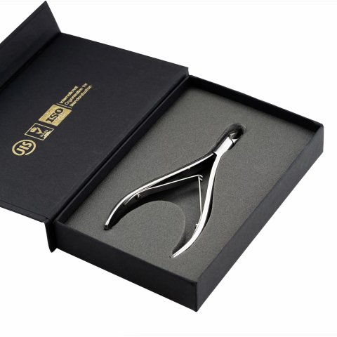 NN N-00-10 Кусачки для кутикулы, 10,5 мм Глянцевые в коробке