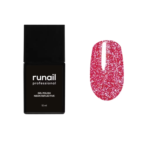 9051 RuNail Гель-лак неоновый светоотражающий