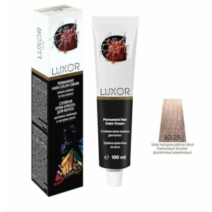 Luxor Professional Крем-краска 10.25 Платиновый блондин фиолетовый махагоновый, 100 мл.