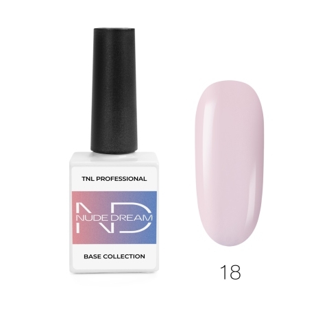 TNL База цветная Nude dream №18-розовая меренга, 10 мл.