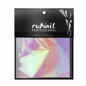 3148 RuNail Фольга Битое стекло, розовая, 4*100 см