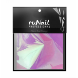 3149 RuNail Фольга Битое стекло, сиреневая, 4*100 см