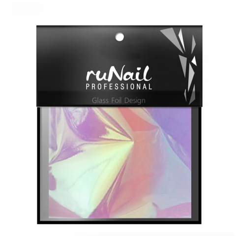 3150 RuNail Фольга Битое стекло, радужная, 4*100 см