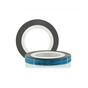 2520 RuNail Самоклеющаяся лента, синяя, 20 м.