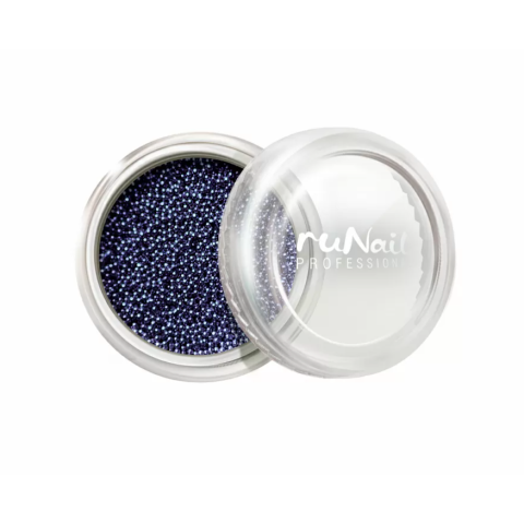 0326 RuNail Бульонки Синий Металлик