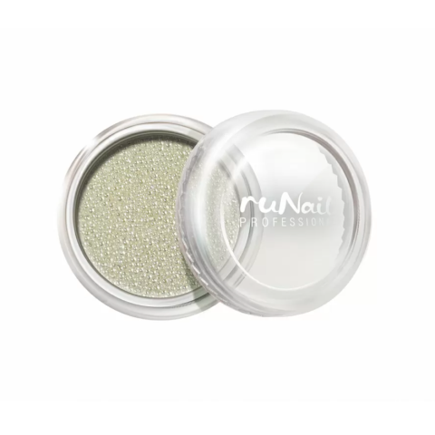 1474 RuNail Бульонки Белый матовый