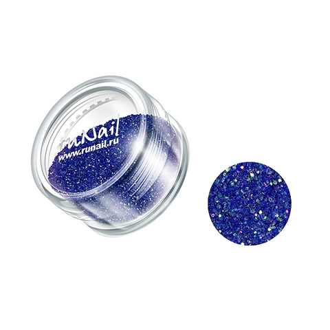 0641 RuNail Блёстки Тёмно-синий