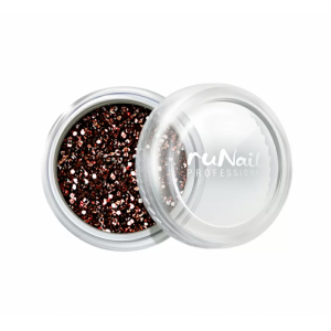 0644 RuNail Блёстки Тёмно-коричневый