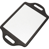 MR-016 DEWAL Зеркало заднего вида, пластик, черное с двумя ручкой