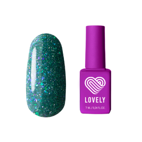 5240 Lovely Гель-лак светоотражающий Jewel Малахит, 7 мл.