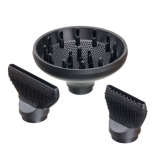 LD-1887 DEWAL Фен PRO Legacy черный, 1700 Вт, 2 насадки + диффузор