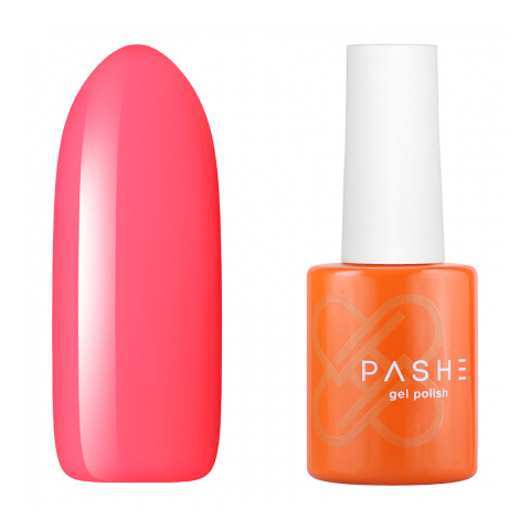 PASHE Гель-лак Atelier №16 Яркий коралловый, 9 мл.