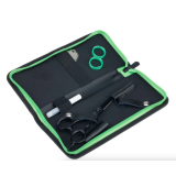 Case 8 DEWAL Футляр для 2-х ножниц, кожзам, на молнии, черный