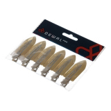 CL2603 lemon/gold Зажим Лепесток, металл 6 см (6 шт)